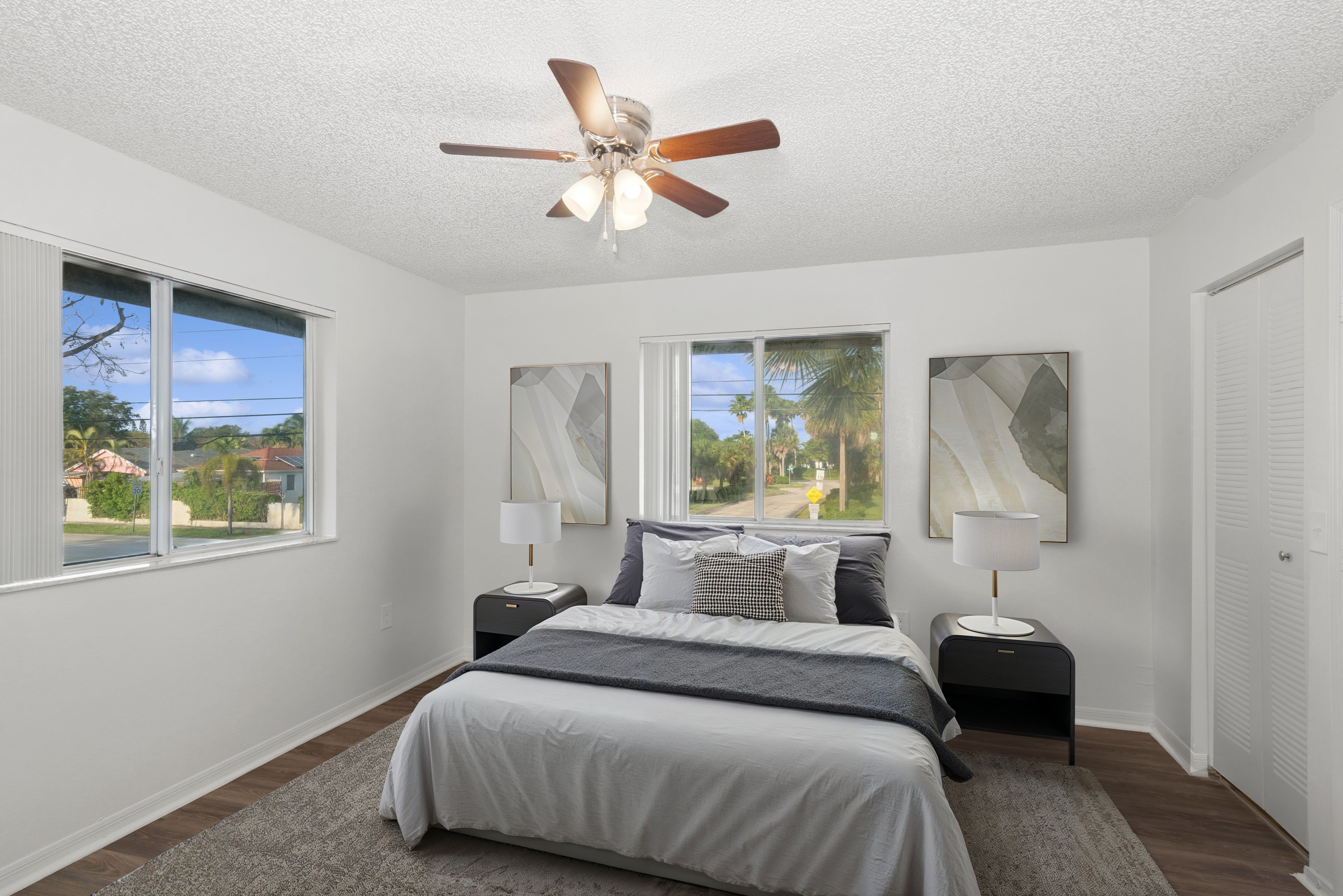 Bedroom at Running Brook Apartments in Miami FL